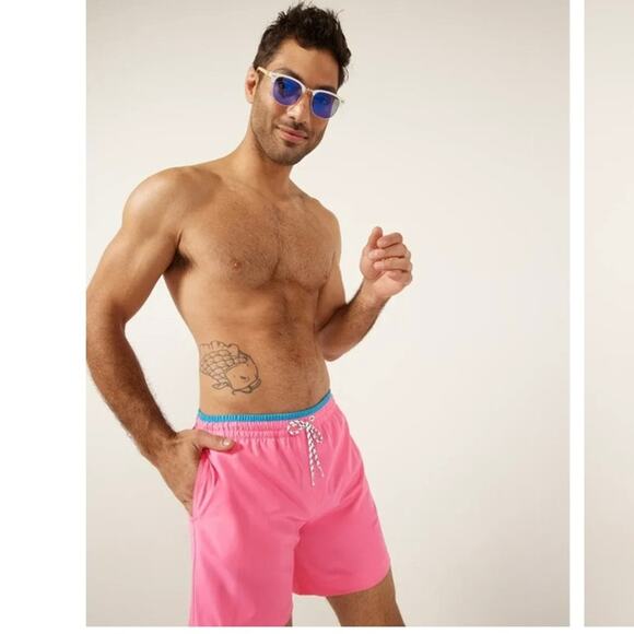 Chubbies mens pink athletic swim trunks shorts size medium - Picture 7 of 10